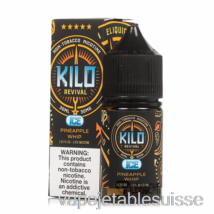 Vape Suisse Fouet D'ananas Glacé - Kilo Sels De Renaissance - 30ml 50mg